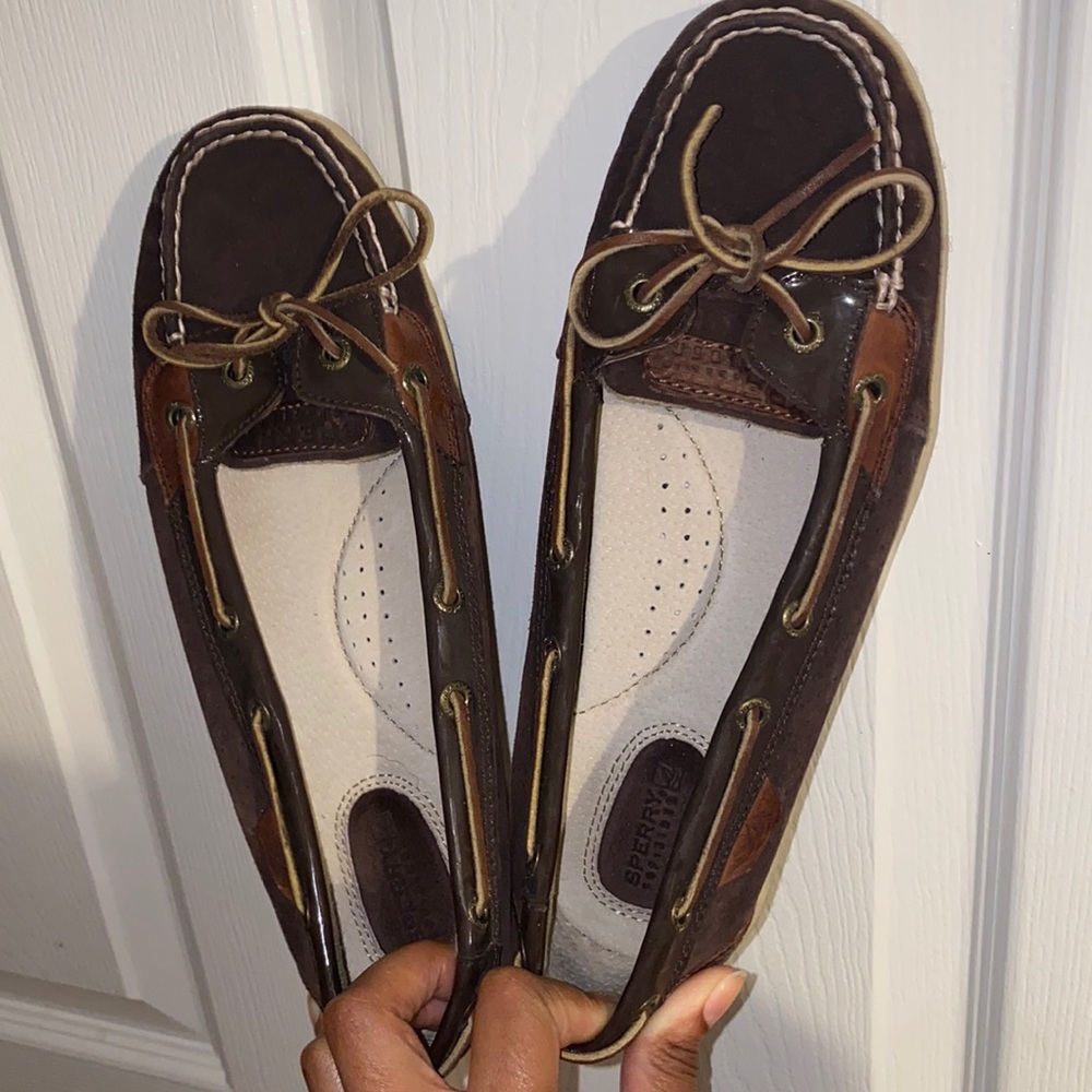 Brown Sperry Top Siders